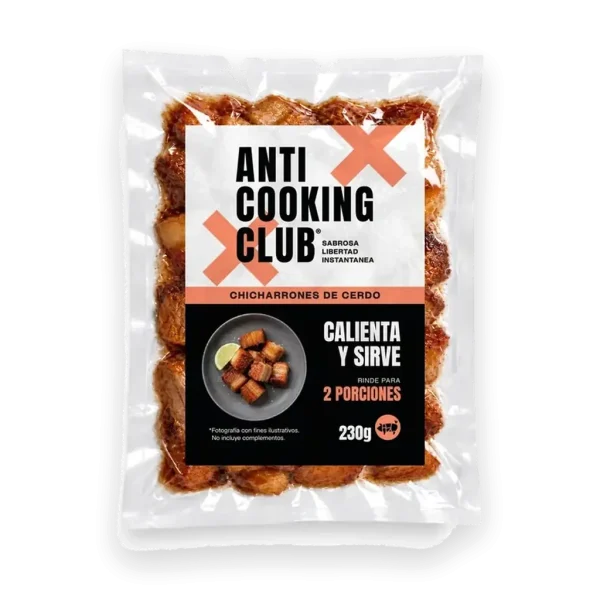 Bolsa al vacío de Chicharrones de Cerdo 230g, Anti Cooking Club