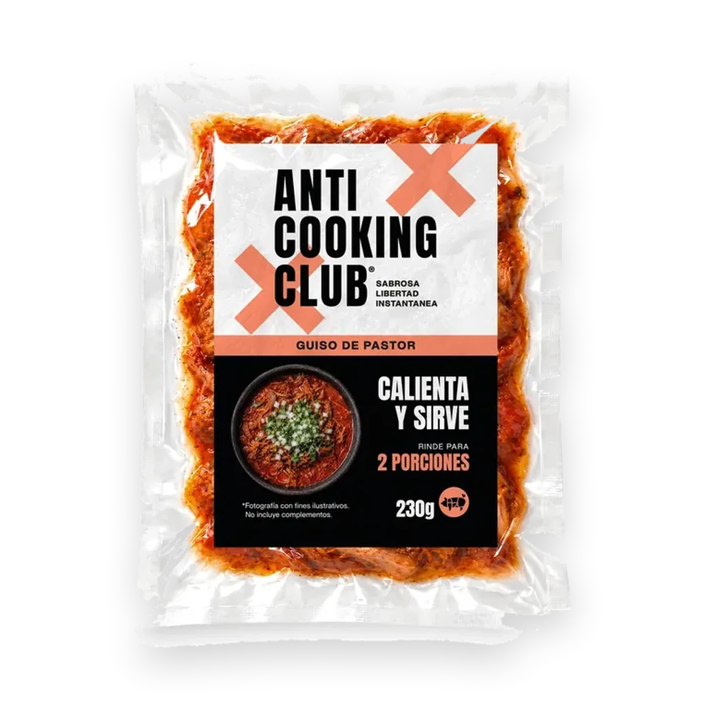 Bolsa al vacío de Guiso de Pastor 230g, Anti Cooking Club