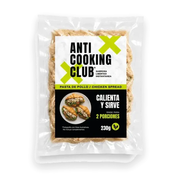 Bolsa al vacío de Pasta de Pollo / Chicken Spread 230g, Anti Cooking Club
