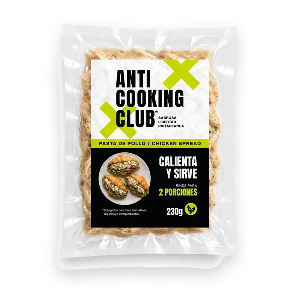Bolsa al vacío de Pasta de Pollo / Chicken Spread 230g, Anti Cooking Club
